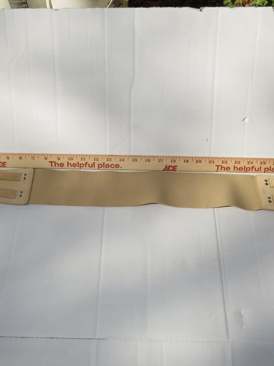 H&M Wide Waist Belt | Beige Corset Belt with Double Buckle | Ballet Core Gymnast main image 10